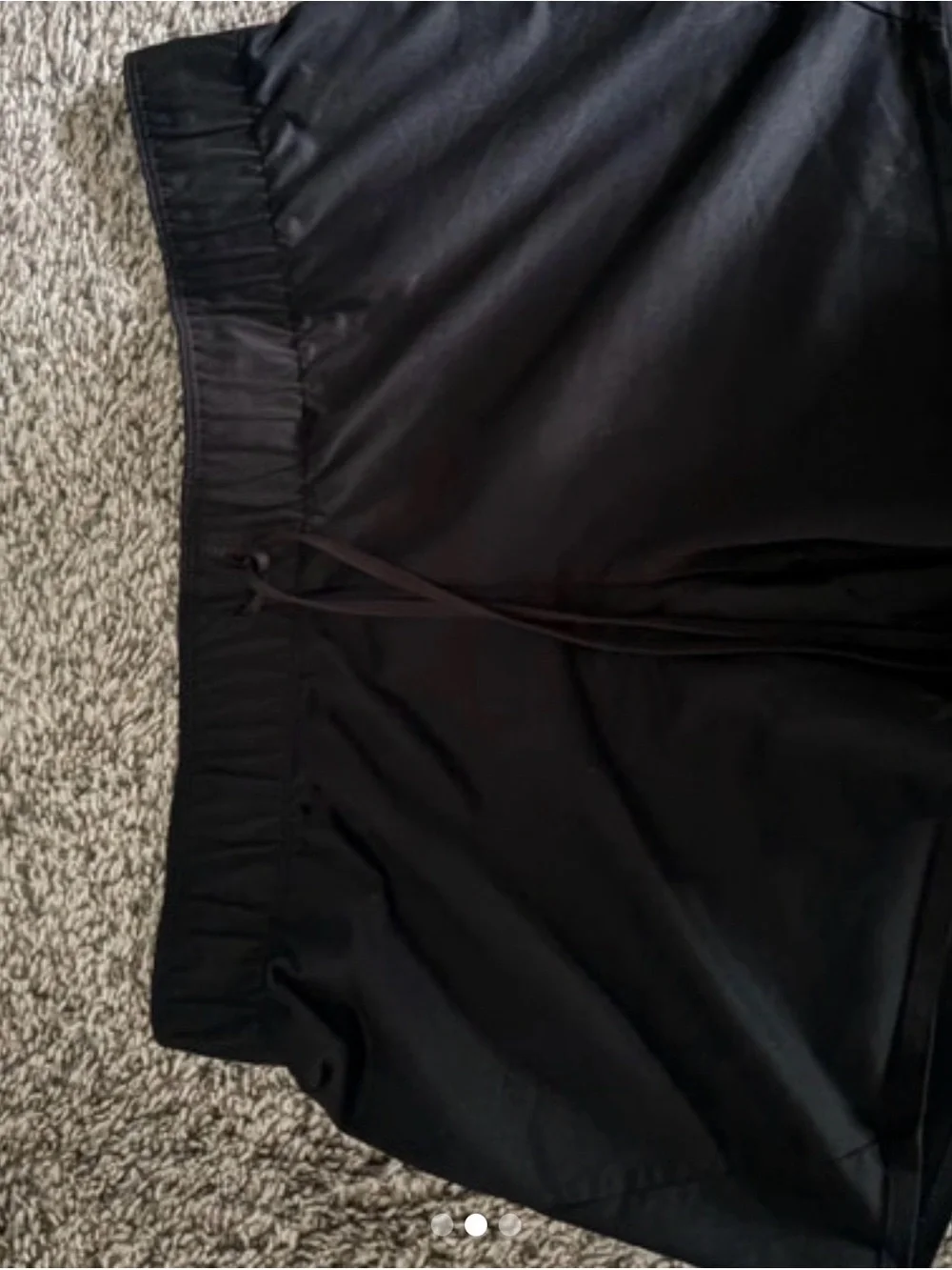 Nike Women’s Black Logo Waist Athletic Shorts